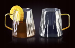 Kpl 2 szklanek 480ml filiżanka borokrzemowe 