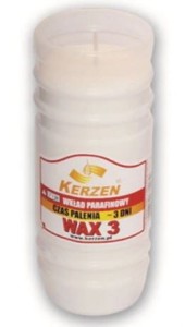 Wkład parafinowy do zniczy Kerzen 14,1 cm
