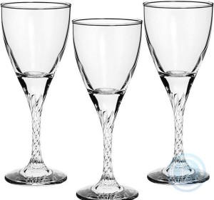 Kieliszki do wina białego Pasabahce Twist przezroczysty 180ml 6 szt.