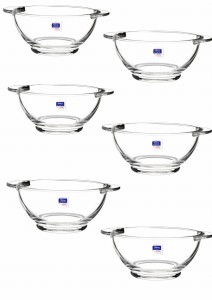 Komplet bulionówek szklanych 6szt 500 ml