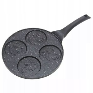 Patelnia do jajek i placków Kinghoff COOKMARK 27 cm marmurowa