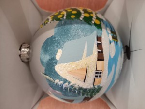 Bombka Pejzaż 12 cm wz.5