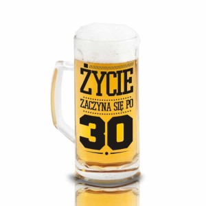 Kufel z napisem - Życie zaczyna się po 30 
