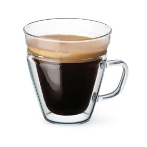 Szklanki Simax SIMAX PRESSO 2 FILIŻANKI UCHO 75ML PODWÓJNE ŚC