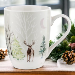 Kubek porcelanowy Renifer Florina 340 ml