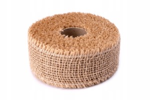 Taśma jutowa 10 m x 5 cm brąz