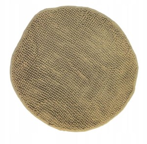 Dywanik łazienkowy okrągły Jotta Fringe brąz 60cm brąz