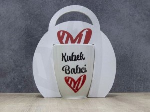 Kubek Bella Fiore porcelana 340 ml