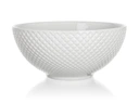 Salaterka miska ceramiczna Diamond Line biała 15cm