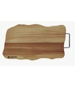 Deska do krojenia drewniana z uchwytem Natural Fala 36 x 20 cm AMBITION
