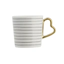 KUBEK AMORE AMBITION 400ml PORCELANA WALENTYKI ZŁOTO BIAŁY