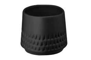 Osłonka 16 cm ceramika czarna