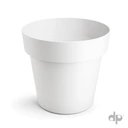 Doniczka Don-Plast 12 cm x 12 x 11 cm tworzywo sztuczne biały