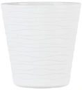 Doniczka tworzywo sztuczne biały Don-Plast 13 cm x 13 x 13 cm