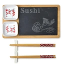ZESTAW DO SUSHI deska + pałeczki + miseczka DESKA DO SERWOWANIA SUSHI