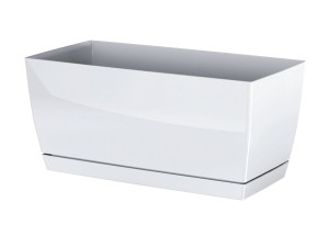 Doniczka tworzywo sztuczne biały Prosperplast 12 cm x 24 x 11 cm