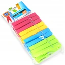 Klamerki plastik wielokolorowy 20 szt. 7,8 cm