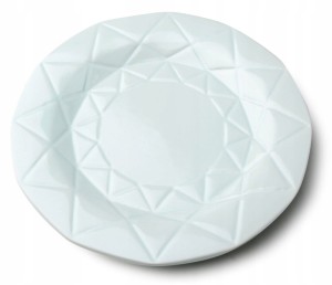 Talerz ceramiczny obiad. płytki 24cm Adel miętowy