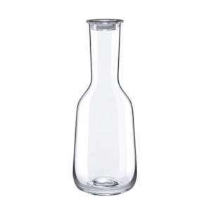 Karafka ze szkła kryształ. z korkiem 980ml AQUARA