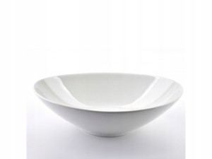 Miska basic misa owalna biała 16 cm deserowa Monde
