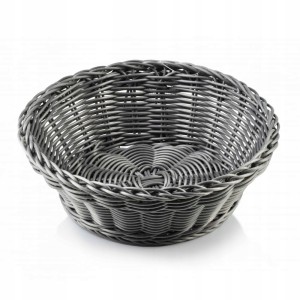 Koszyk na pieczywo okrągły 20cm Sino szary