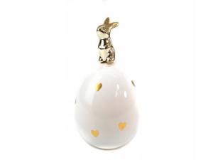 Figurka wielkanocna ceramika jajko 17 cm