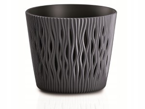 Doniczka Prosperplast 18,9 cm x 18,9 x 16,5 cm średnica 18,9 cm antracyt