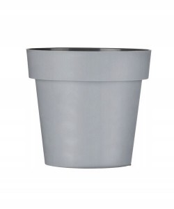 Doniczka Classic mat 14 cm popielata