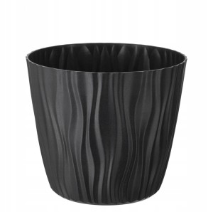 Doniczka Verdenia 23,5 cm x 23,5 x 20,4 cm czarny, grafit
