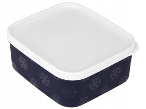 POJEMNIK KWADRATOWY NO FROST 40225 GRANATOWY 700ml