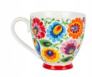 Filiżanka Folkstar Grażynka porcelana 350 ml 1 szt.