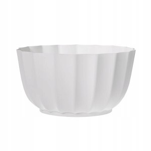 Doniczka tworzywo sztuczne biały Domex 26 cm x 26 x 13,5 cm