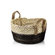 Kosz z Trawy Morskiej L 25x25x13cm BOHO BALI