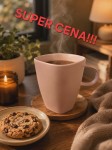 Kubek porcelanowy 350ml Happy różowy