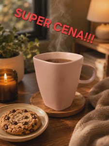 Kubek porcelanowy 350ml Happy różowy