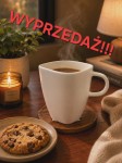 Kubek porcelanowy 350ml Happy biały