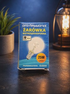 ŻARÓWKA E14 sygnalizacyjna bańka 25W 540lm