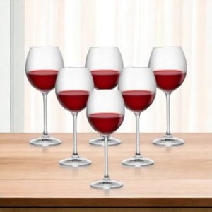 Kieliszki do wina czerwonego Krosno Veronica przezroczysty 400ml 6 szt.