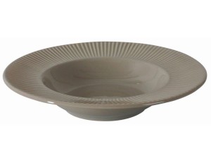 Talerz porcelanowy głęboki 24cm PALETTE Taupe