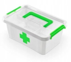 MOXOM Apteczka Pojemnik Organizer na leki i opatrunki 4,5L 1126