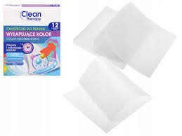 CHUSTECZKI DO PRANIA WYŁAPUJĄCE KOLOR CLEAN THERAPY 12szt 21987
