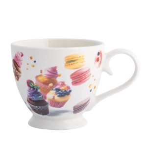 Filiżanka 400 ml jumbo do kawy i herbaty porcelanowa Altom Design Słodkości