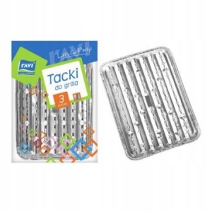 Tacki aluminiowe 3 szt. 280x220x15 Simple Solution