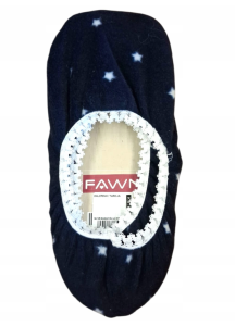 Pluszowe skarpetki damskie Fawn w kształcie balerin