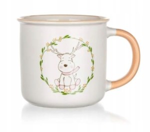BANQUET Kubek ceramiczny RENIFER 400 ml
