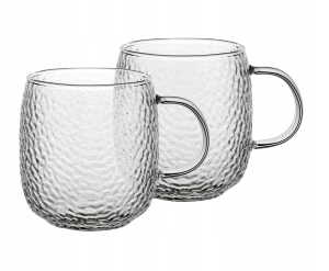 Kubek Florina Savia szkło 380 ml 2 szt