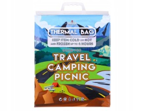 Torba termiczna Ravi CAMPING wielokolorowy 23 l