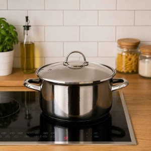 Garnek z pokrywką BANQUET METALLIC 22cm 3,7L