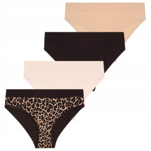 MAJTKI FIGI DAMSKIE BIKINI MORAJ BAWEŁNIANE PANTERKA M/L 1sztuka