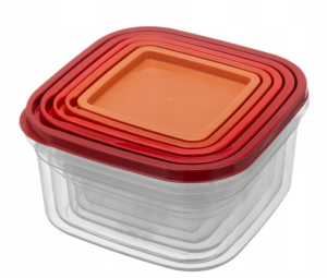 Pojemniki do żywności ZESTAW KLIC BOX 5 sztuk zamykane szczelnie